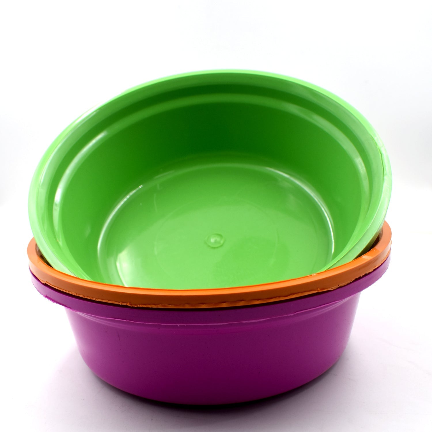 2592 Household Storage Plastic Round Bowl / Tub / Basket / Bucket set - Pack of 3 2592 Household Storage Plastic Round Bowl / Tub / Basket / Bucket set - Pack of 3